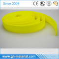 Manufacturer bright Orange color pvc coated nylon and polyester webbing